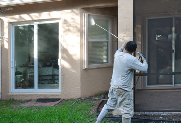 exterior house cleaning service